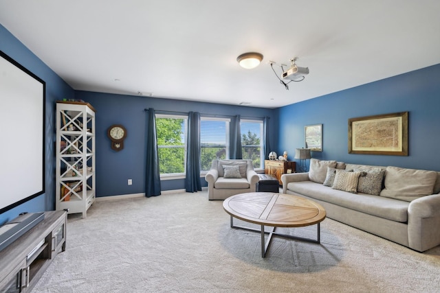 3324 Redmon Hl, Nolensville, TN 37135 - carpeted living room featuring baseboards