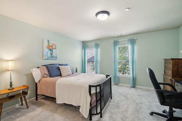 3324 Redmon Hl, Nolensville, TN 37135 - bedroom featuring a desk, light carpet, and baseboards