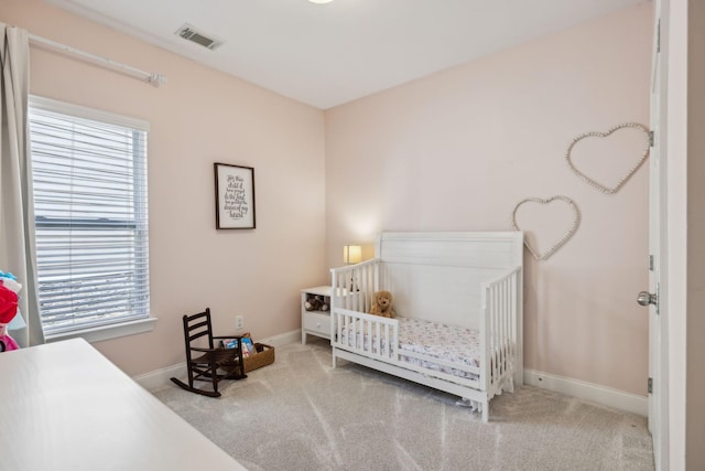 3324 Redmon Hl, Nolensville, TN 37135 - bedroom featuring carpet, baseboards, and a crib