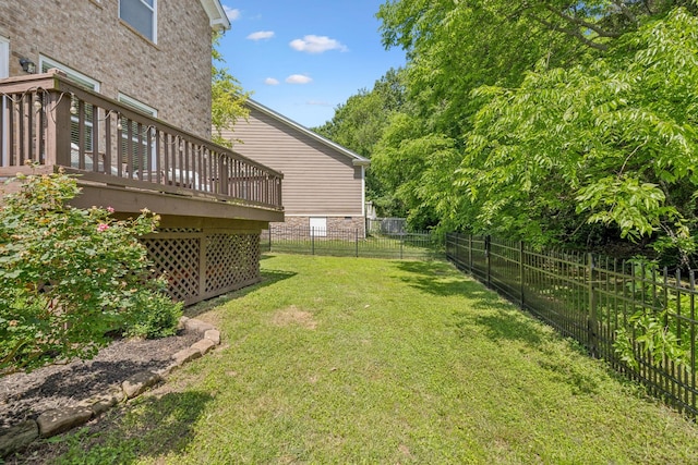 3324 Redmon Hl, Nolensville, TN 37135 - view of yard with a wooden deck