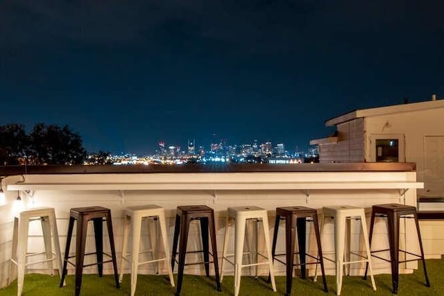 1203B Brick Church Pike, Nashville, TN 37207 - view of patio at twilight