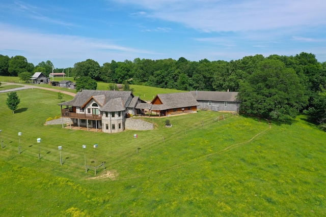 1820 Buck Smith Rd, Palmyra, TN 37142 - aerial view of property and surrounding area