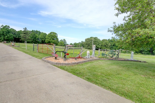 1820 Buck Smith Rd, Palmyra, TN 37142 - view of yard