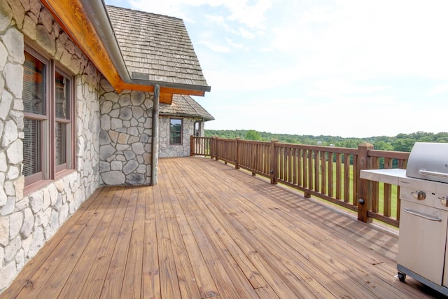 1820 Buck Smith Rd, Palmyra, TN 37142 - view of wooden terrace