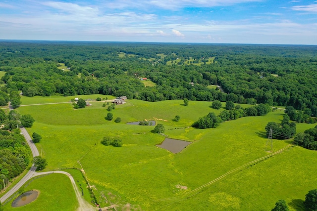 1820 Buck Smith Rd, Palmyra, TN 37142 - aerial view of a forest