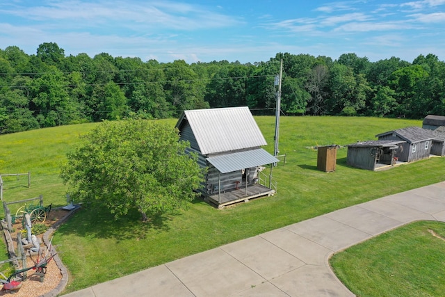 1820 Buck Smith Rd, Palmyra, TN 37142 - aerial view of a forest
