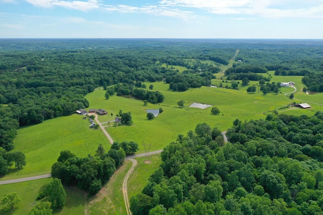 1820 Buck Smith Rd, Palmyra, TN 37142 - view of rural area featuring a heavily wooded area