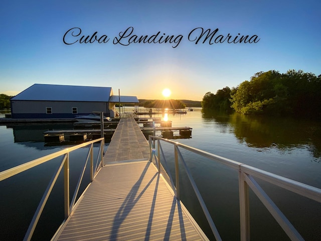 6969 Cuba Landing Rd, Waverly, TN 37185 - dock featuring a water view