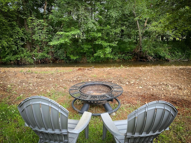 6969 Cuba Landing Rd, Waverly, TN 37185 - view of yard with an outdoor fire pit