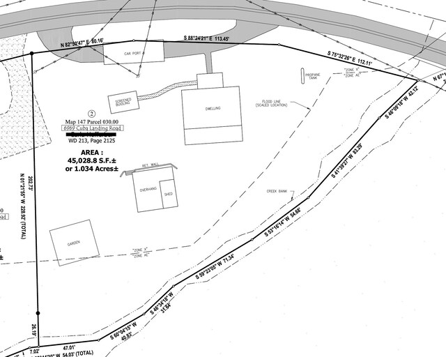 6969 Cuba Landing Rd, Waverly, TN 37185 - survey map / technical document