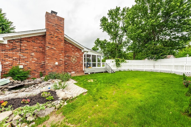 120 Brookhaven Dr, Gallatin, TN 37066 - view of yard with a sunroom