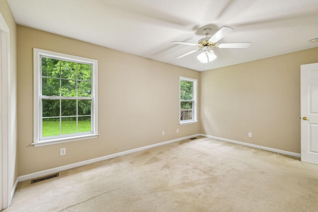 2956 Augusta Trace Dr, Spring Hill, TN 37174 - carpeted empty room featuring baseboards and ceiling fan