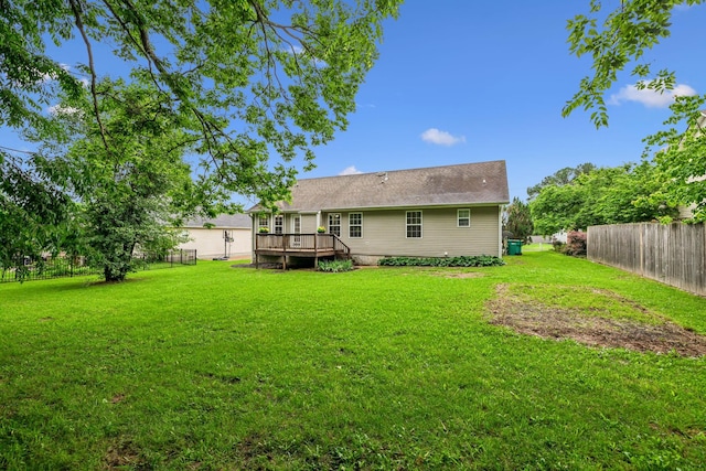 2956 Augusta Trace Dr, Spring Hill, TN 37174 - back of property featuring a deck
