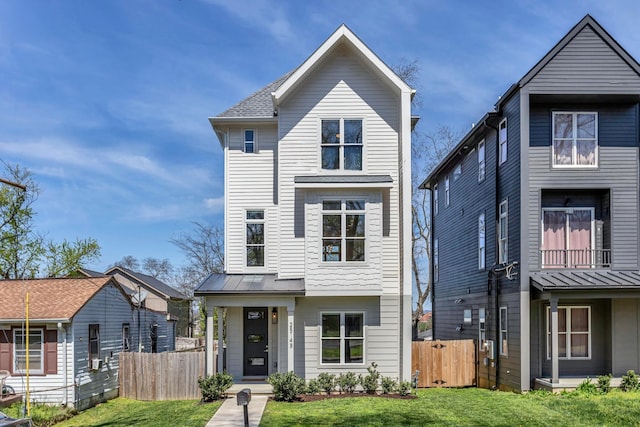 2514B Booker St, Nashville, TN 37208 - view of front facade featuring a standing seam roof and metal roof