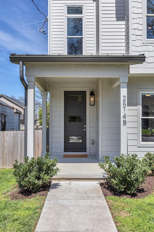 2514B Booker St, Nashville, TN 37208 - doorway to property featuring covered porch