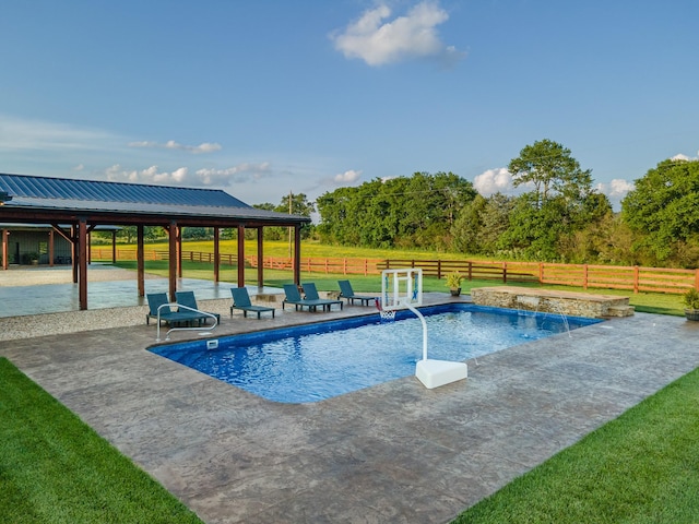 464 Old, Petersburg Park, Petersburg, TN 37144 - view of pool featuring a patio area and a gazebo
