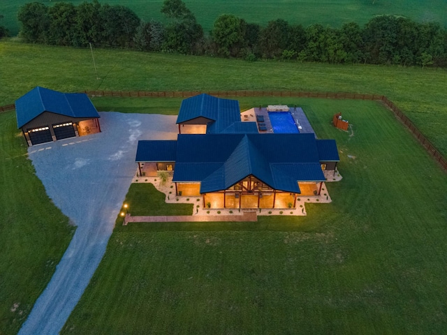 464 Old, Petersburg Park, Petersburg, TN 37144 - aerial view of property and surrounding area