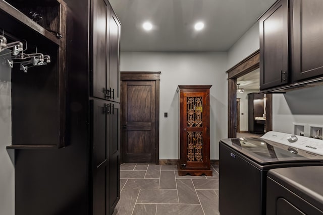 464 Old, Petersburg Park, Petersburg, TN 37144 - washroom featuring cabinet space, washer and dryer, and baseboards
