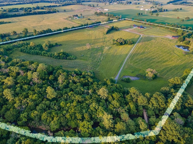 464 Old, Petersburg Park, Petersburg, TN 37144 - aerial view of property and surrounding area with rural landscape and property parcel outlined