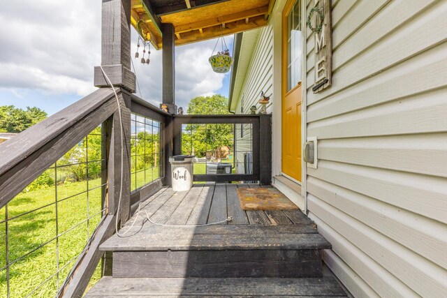 658 Old Chattanooga Pike SW, Cleveland, TN 37311 - view of wooden terrace