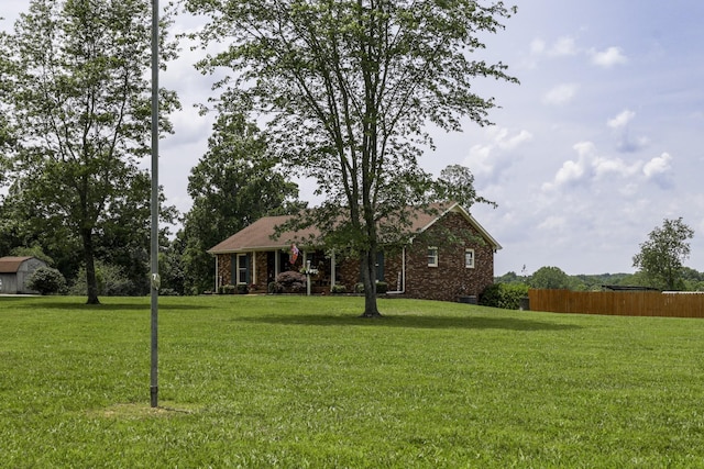535 Dawson Rd, Cumberland Furnace, TN 37051 - ranch-style house featuring brick siding