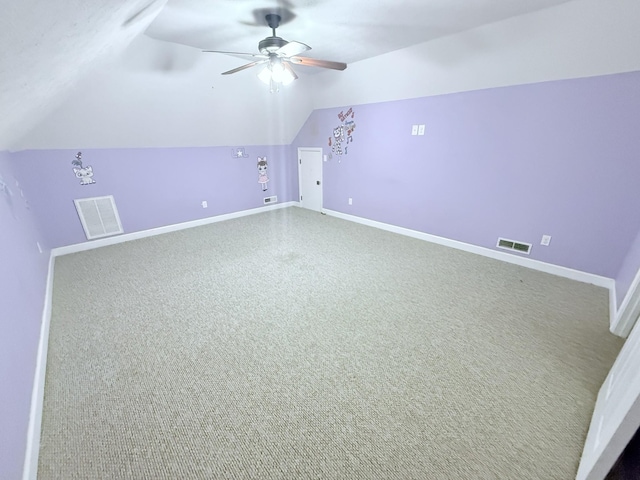 309 Caydras Way, Lafayette, TN 37083 - additional living space with lofted ceiling, baseboards, and ceiling fan