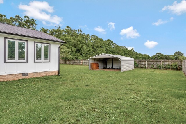 2312 Forrest Fields Dr, Chapel Hill, TN 37034 - view of yard featuring a detached carport