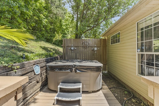 5156 W Oak Highland Dr, Antioch, TN 37013 - deck with a hot tub