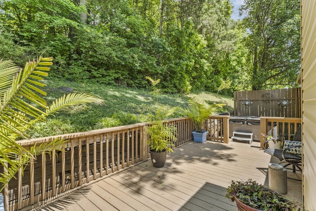 5156 W Oak Highland Dr, Antioch, TN 37013 - view of wooden terrace