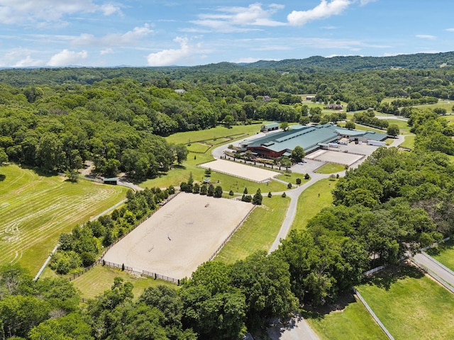 1234 Saddle Springs Dr, Thompsons Station, TN 37179 - drone / aerial view of a heavily wooded area