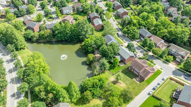 1154 Olde Cameron Ln, Franklin, TN 37067 - aerial perspective of suburban area featuring a nearby body of water