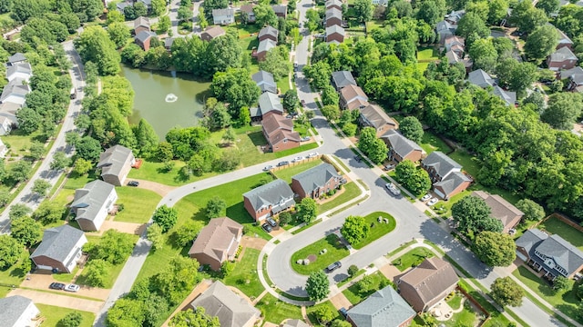 1154 Olde Cameron Ln, Franklin, TN 37067 - aerial view of residential area featuring a large body of water