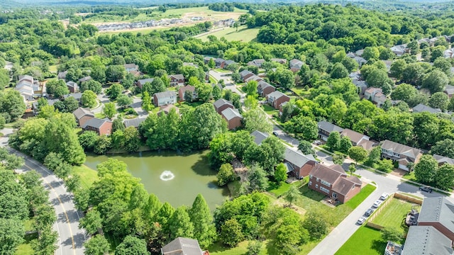 1154 Olde Cameron Ln, Franklin, TN 37067 - aerial view of residential area featuring a nearby body of water