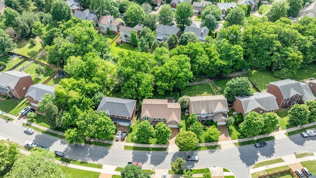1154 Olde Cameron Ln, Franklin, TN 37067 - aerial view of property's location featuring nearby suburban area and a tree filled landscape