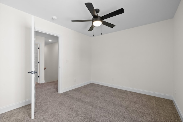 583 Pongracz Way, Clarksville, TN 37042 - carpeted spare room with ceiling fan, a smoke detector, and baseboards