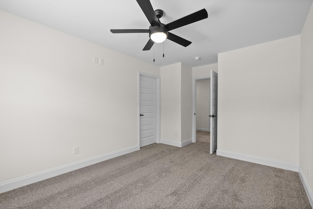 583 Pongracz Way, Clarksville, TN 37042 - unfurnished bedroom featuring carpet flooring, baseboards, and ceiling fan