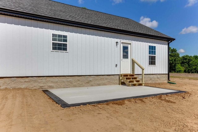 115 Carl Williams Rd, Crofton, KY 42217 - back of house with entry steps, roof with shingles, and a patio