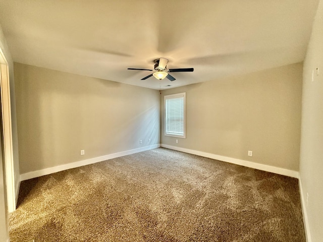 5608 Maples Retreat Dr, Murfreesboro, TN 37127 - carpeted empty room with a ceiling fan and baseboards