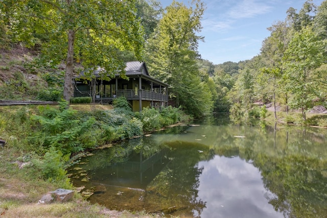 1099 Deer Wood Trl, Pegram, TN 37143 - water view featuring a heavily wooded area