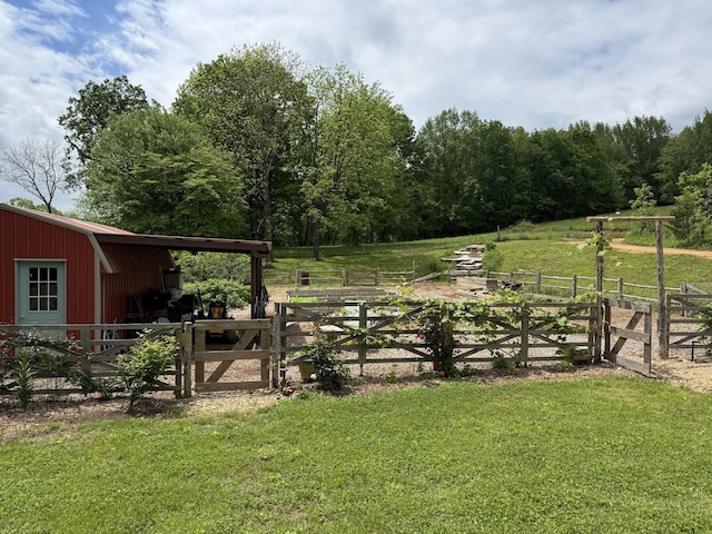 1829 Lobelville Hwy, Linden, TN 37096 - view of yard with an outbuilding and an exterior structure