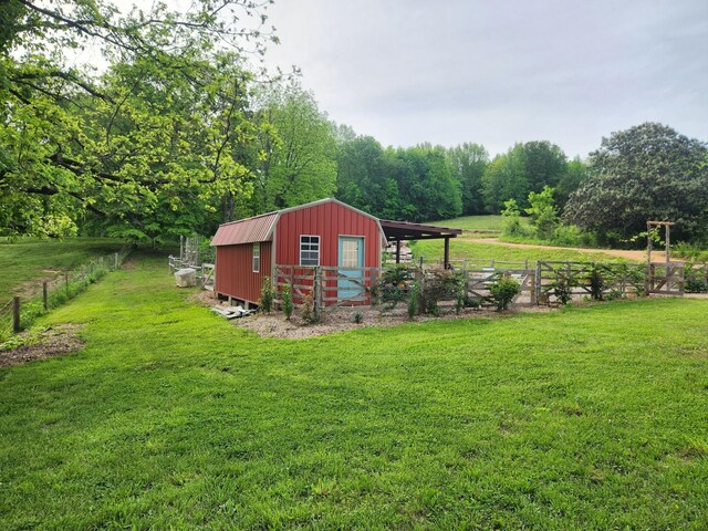 1829 Lobelville Hwy, Linden, TN 37096 - view of outbuilding featuring a view of trees