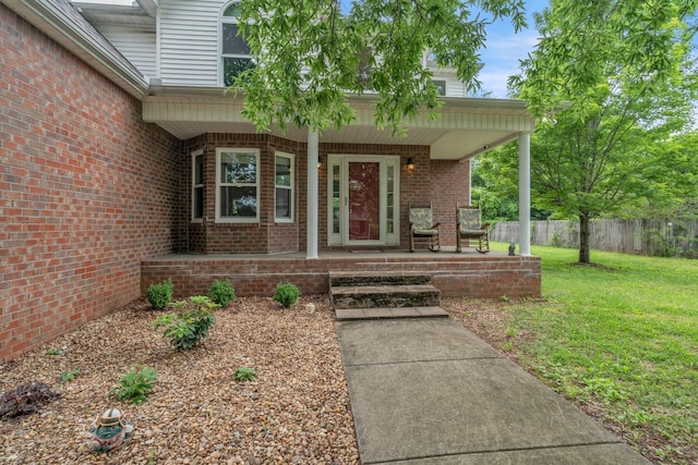 3471 Esquire Dr, Murfreesboro, TN 37130 - entrance to property with a porch and brick siding