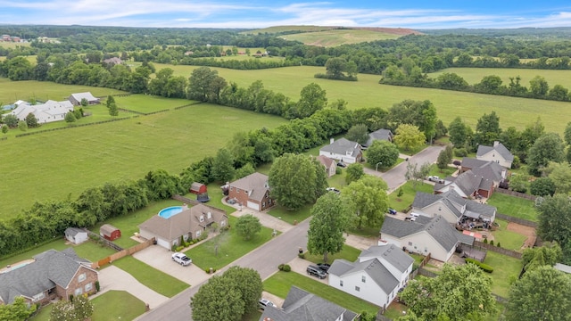 3471 Esquire Dr, Murfreesboro, TN 37130 - overview of rural landscape featuring nearby suburban area