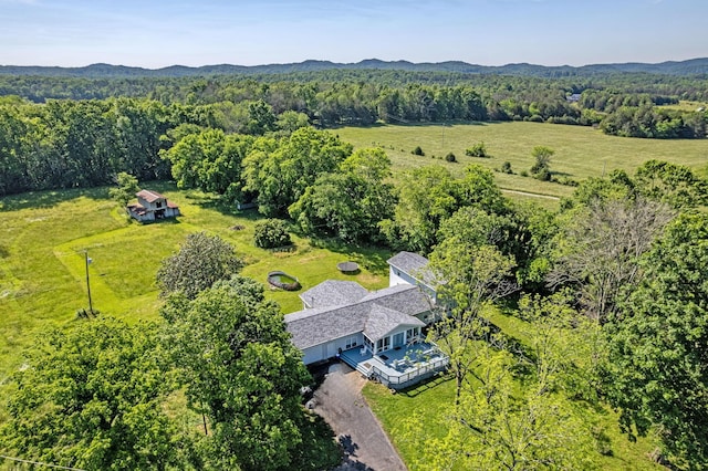 1151 Baker And Hearn Cir, Chickamauga, GA 30707 - view of subject property featuring a forest and mountains