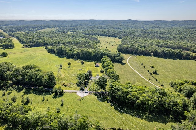 1151 Baker And Hearn Cir, Chickamauga, GA 30707 - overview of rural landscape with a heavily wooded area