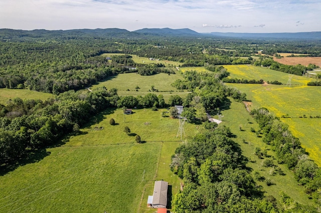 1151 Baker And Hearn Cir, Chickamauga, GA 30707 - overview of rural landscape with mountains