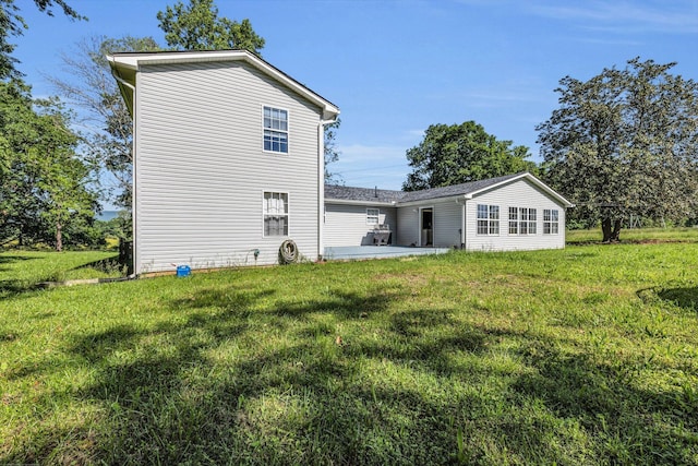 1151 Baker And Hearn Cir, Chickamauga, GA 30707 - rear view of property with a patio area and a lawn