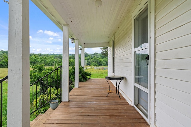 1672 Globe Rd, Lewisburg, TN 37091 - view of wooden terrace