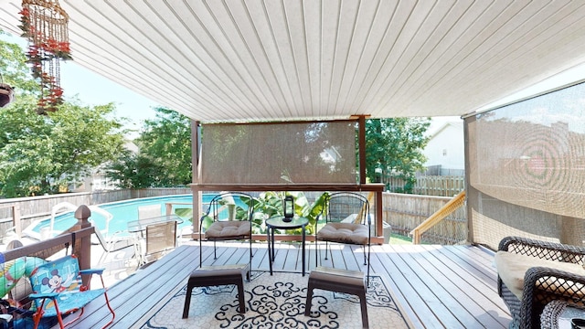 813 Chaney Woods Dr, La Vergne, TN 37086 - wooden terrace featuring a fenced backyard