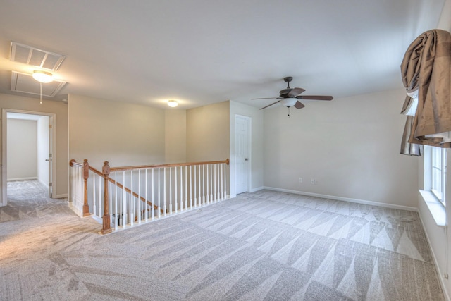 21 Cypress Hill Dr, Lebanon, TN 37087 - carpeted empty room with attic access, ceiling fan, and baseboards